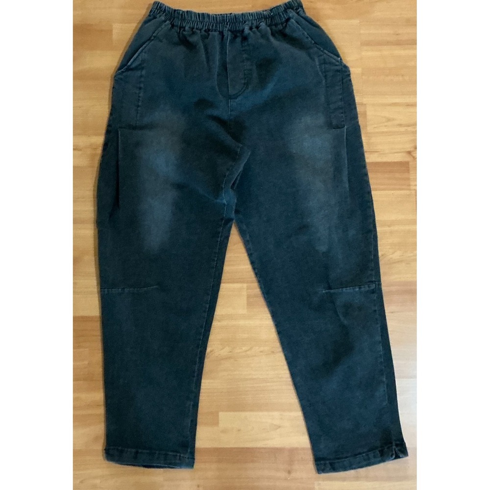 Kidoriman Pants Mens L Black Japanese Harem Baggy Jogger Streetwear K17